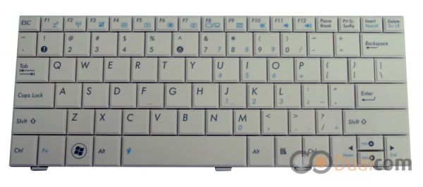 Teclado Asus EEEpc 1005HA Branco US